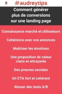 Landing Page - 7 conseils pour augmenter les conversions