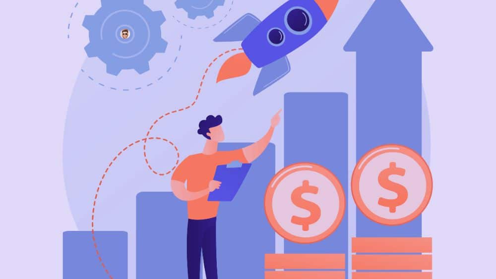 Comment exploiter vos fiches produit dans une logique de conversion globale Illustration stratégie e-commerce avec croissance des ventes et optimisation des fiches produit pour augmenter le taux de conversion global