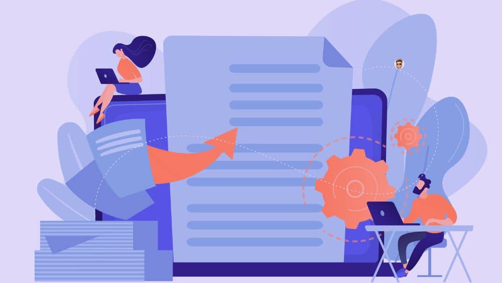 Optimisation continue des campagnes avec le Loop Marketing HubSpot Équipe marketing analysant des données et ajustant des mécanismes symbolisant l’évolution du Loop Marketing HubSpot et l’amélioration continue