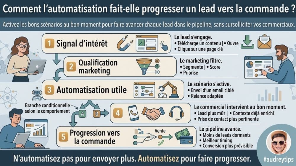 HubSpot Marketing Hub transformation leads en clients automatisation pipeline marketing B2B