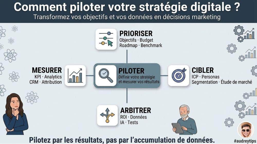 Transformer vos données en décisions marketing grâce au pilotage Piloter une stratégie digitale B2B en priorisant, ciblant, mesurant et arbitrant les décisions marketing